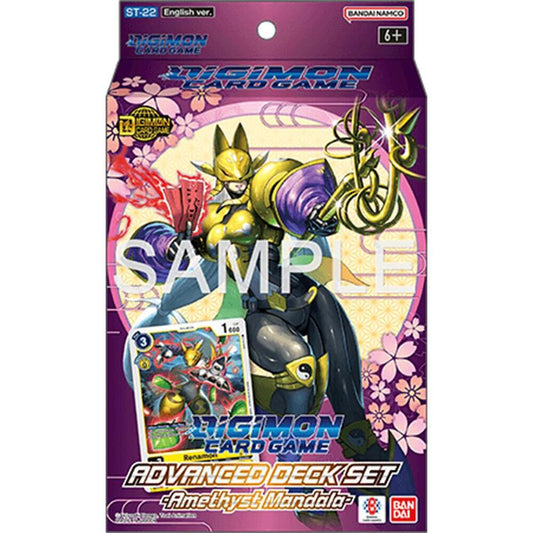 Advanced Deck Set – Amethyst Mandala (Digimon Card Game)