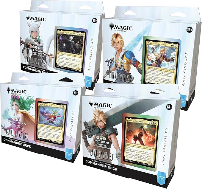 MTG: Universes Beyond | Final Fantasy | Commander Deck, Collector Edition Display  (elige entre 4 variantes)